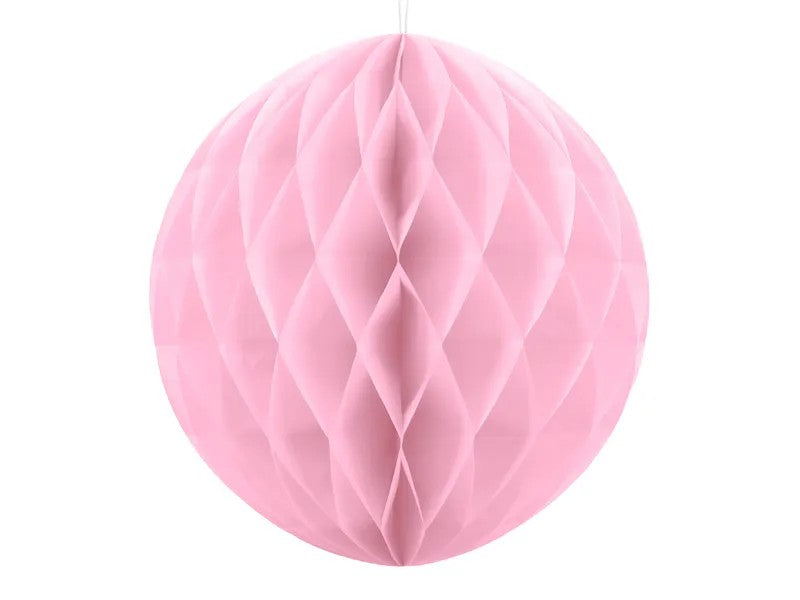 Lyserød Honeycomb 30 cm.