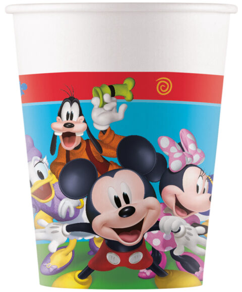 Mickey Mouse pap kop, 8 stk.