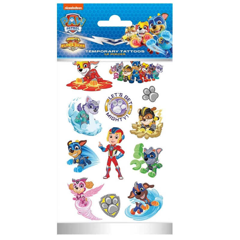 Paw Patrol, Mighty pups tatoveringer, 1 ark.