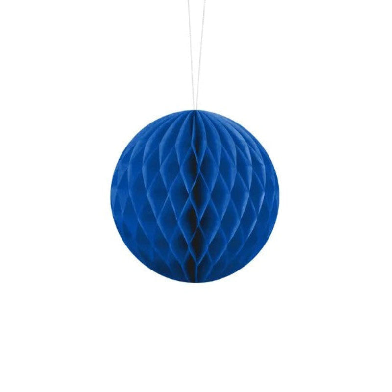 Mørk blå honeycomb, 10 cm.