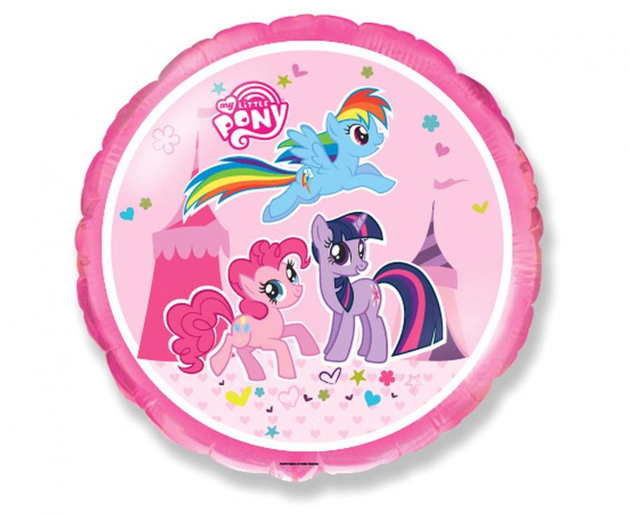 Rund My Little Pony folieballon, 18"