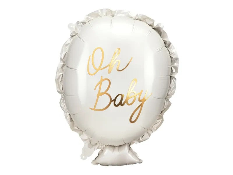 "Oh baby" folieballon, 53x69 cm.
