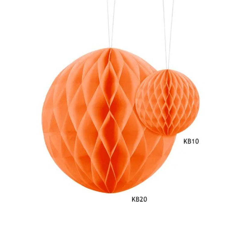Orange honeycomb, 10 cm.
