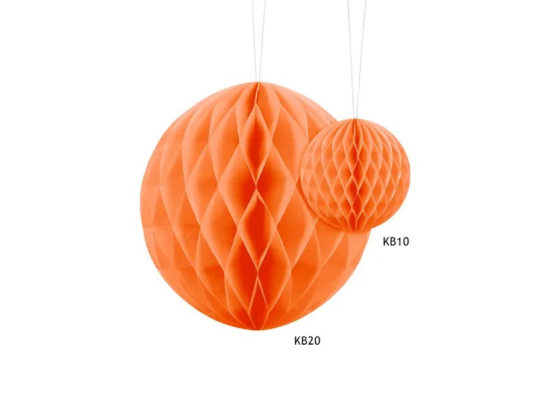 Orange honeycomb, 10 cm.