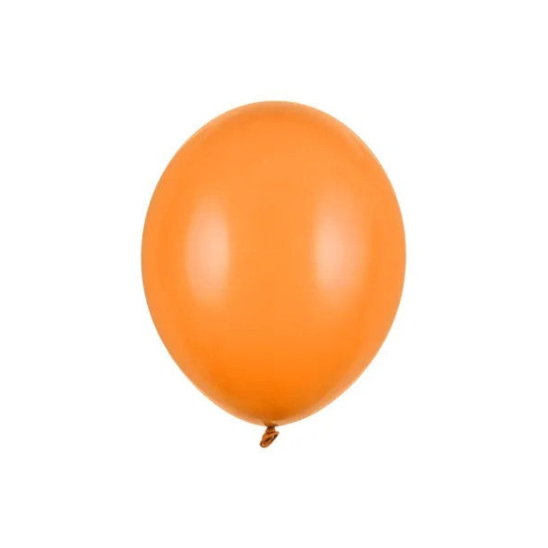 Små orange balloner, 12 cm, 100 stk.