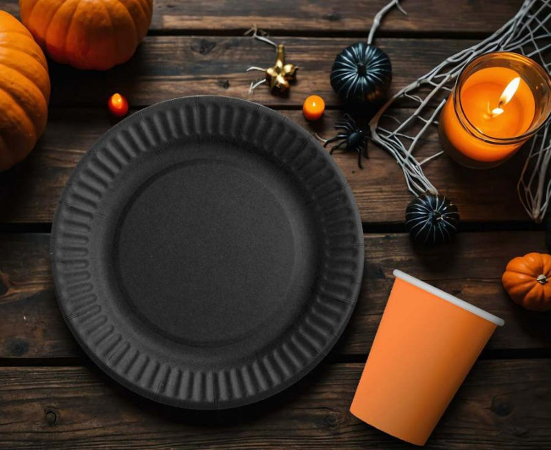 Orange papkop, 6 stk.