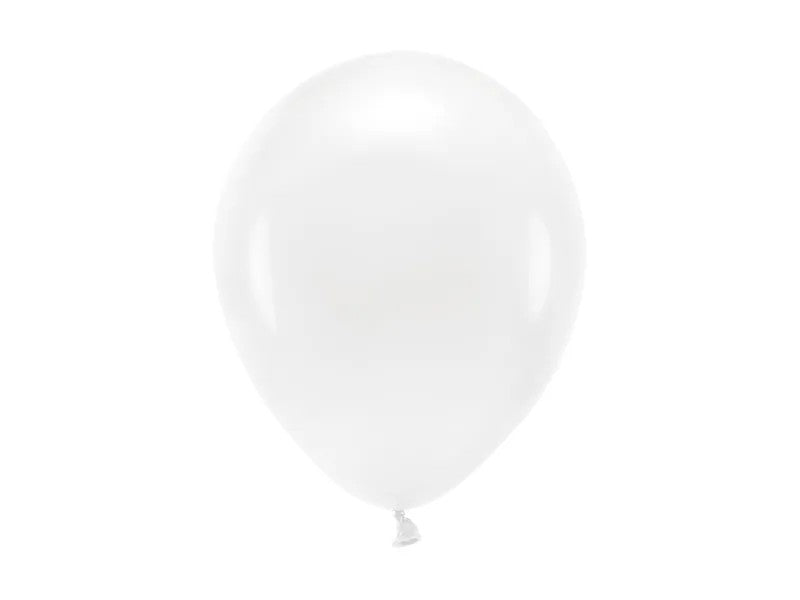 10 stk. pastel hvide balloner 10"