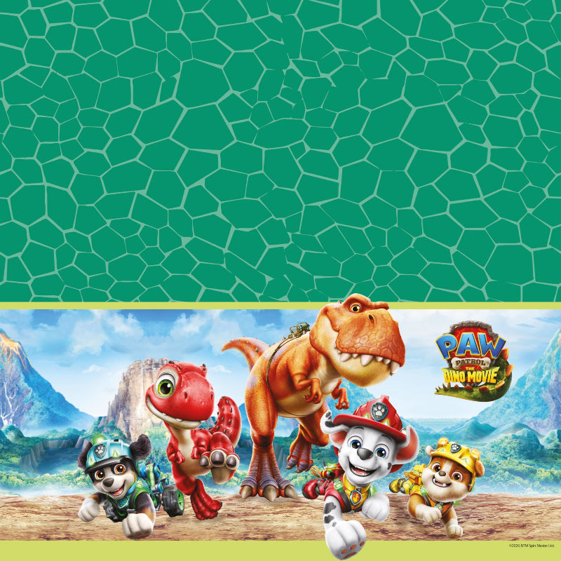 Paw Patrol dino plastdug, 120x180 cm.