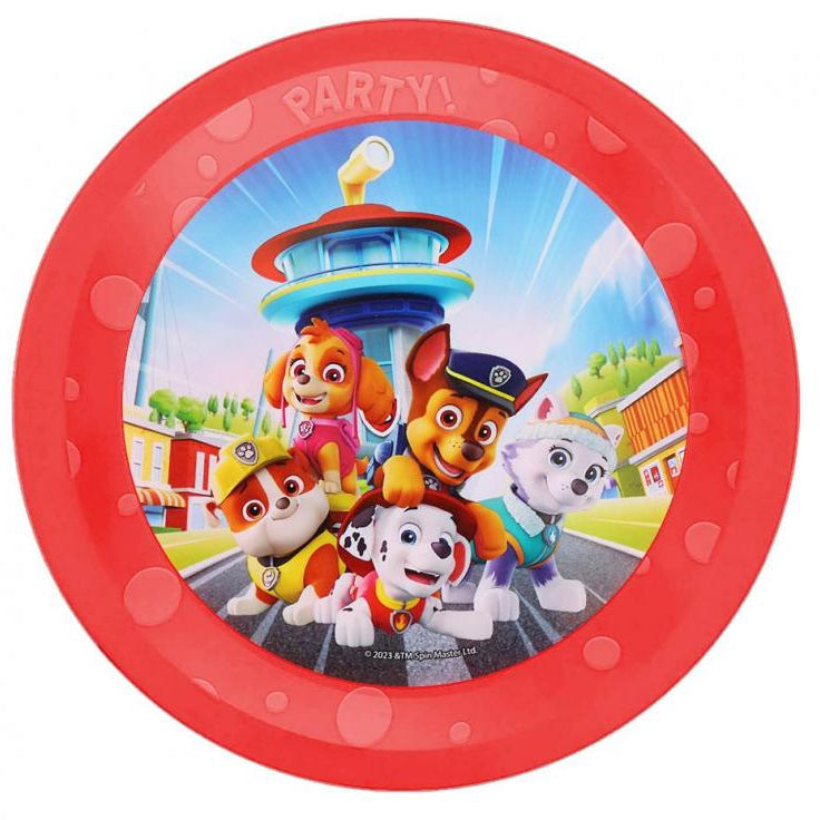 Genbrugelig Paw Patrol tallerken, 1 stk.