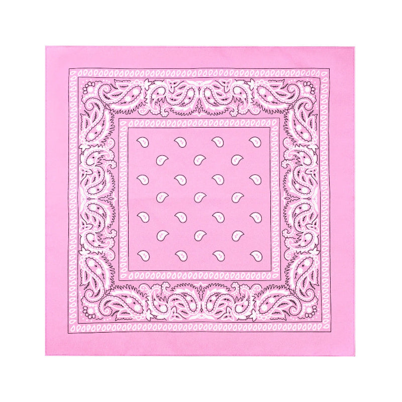 Pink bandana, 54x54 cm.