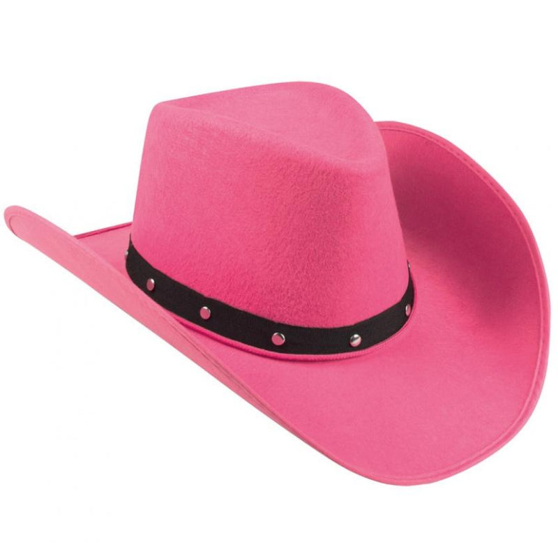 Pink cowboyhat, 1 stk.