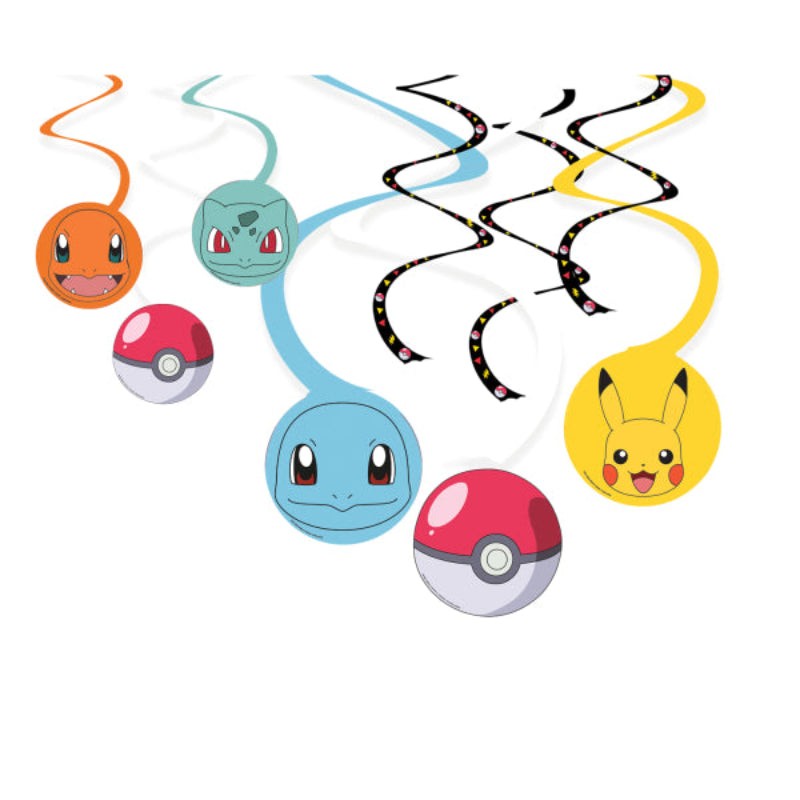 Pokemon spiraler, 6 stk.