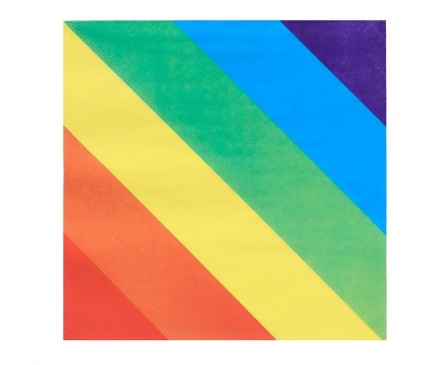 Pride servietter, 20 cm.