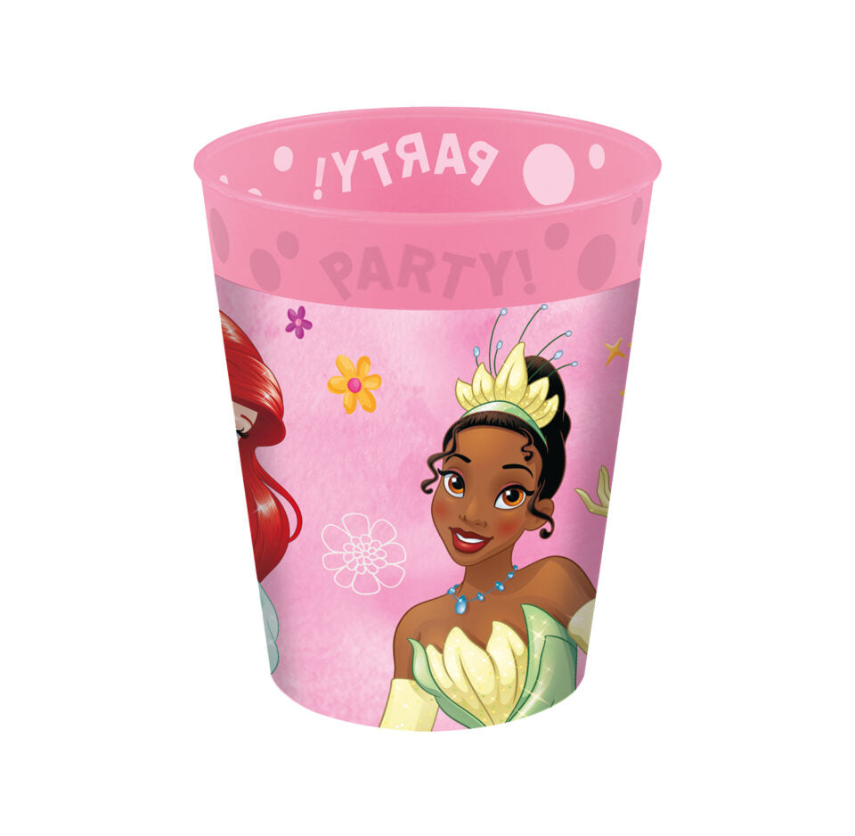 Genbrugelig prinsesse plastkop, 1 stk.