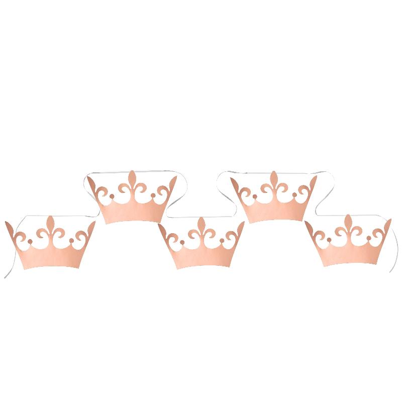 Prinsessekrone guirlande, 600 cm