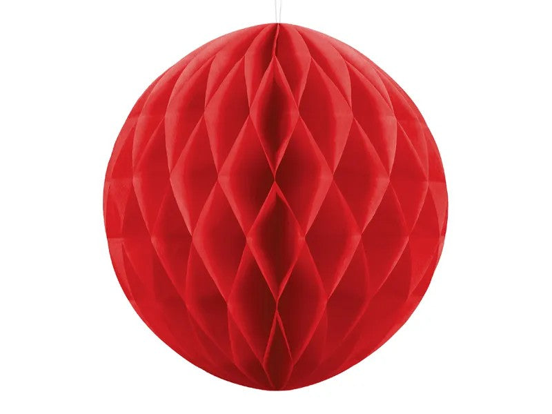 Rød Honeycomb 30 cm.