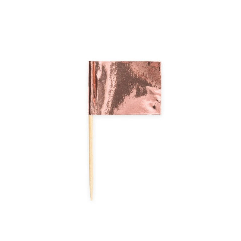 Rose gold buffet flag, 50 stk.