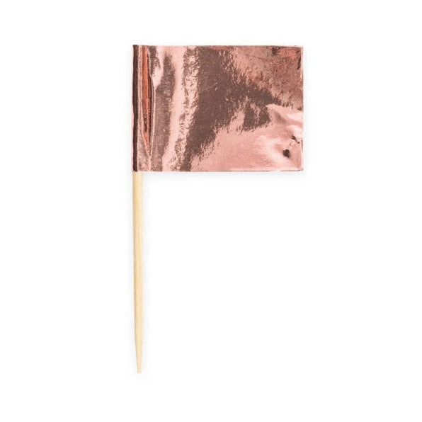 Rose gold buffet flag, 50 stk.