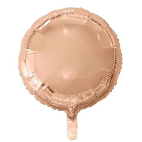 Rund rose gold folieballon, 18"