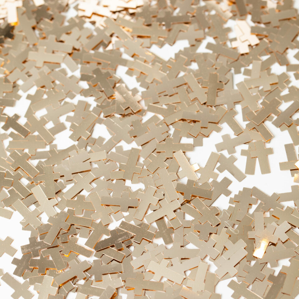 Rose gold kors konfetti, 14 g