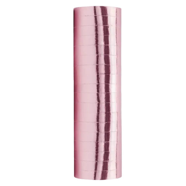 Metallisk rose gold serpentiner, 1 stk.