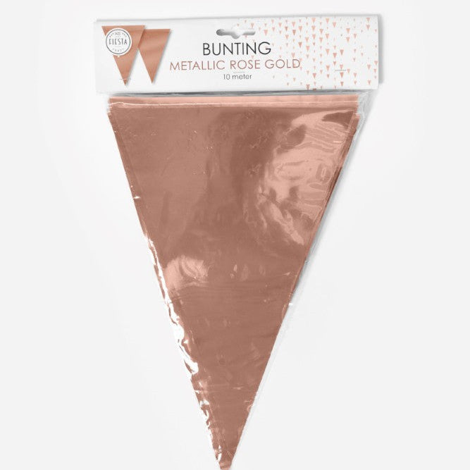 Rose gold folie vimpel, 10 m.