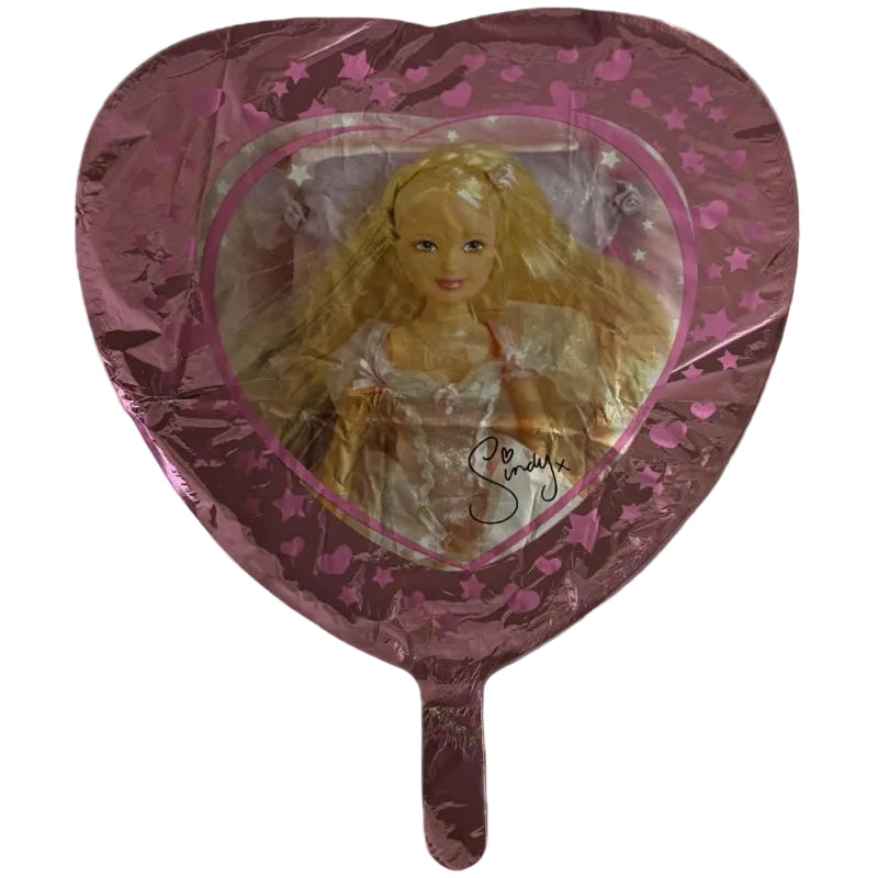 Lyserød Folie Ballon Sindy, 18"/45 cm