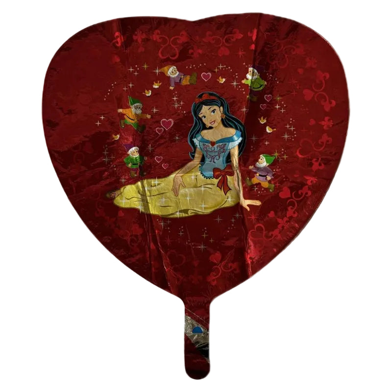 Rød Folie Ballon Snow Lady, 18"/45 cm