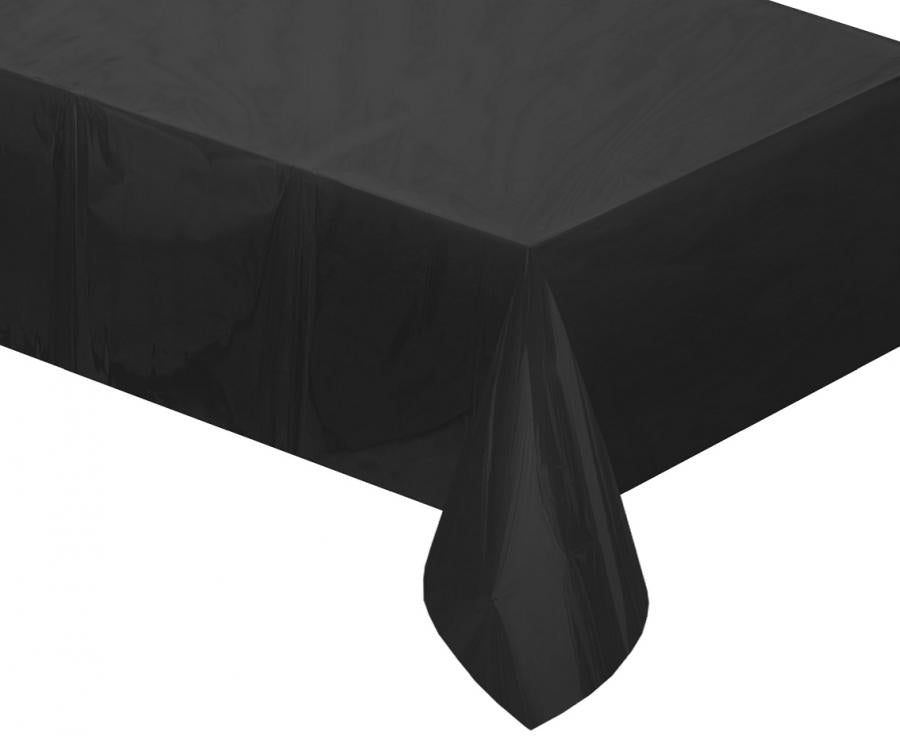 Sort foliedug, 137x183 cm.