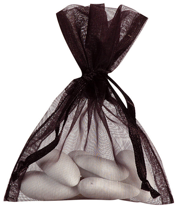 Sort Organza poser 10 stk.