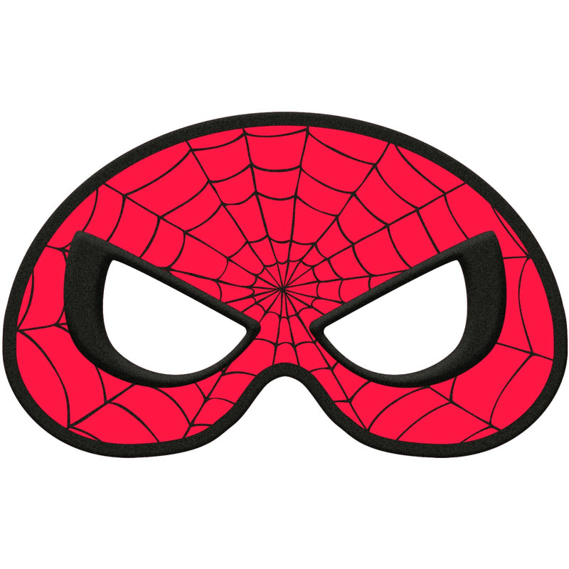 Spiderman maske i filt, 1 stk.