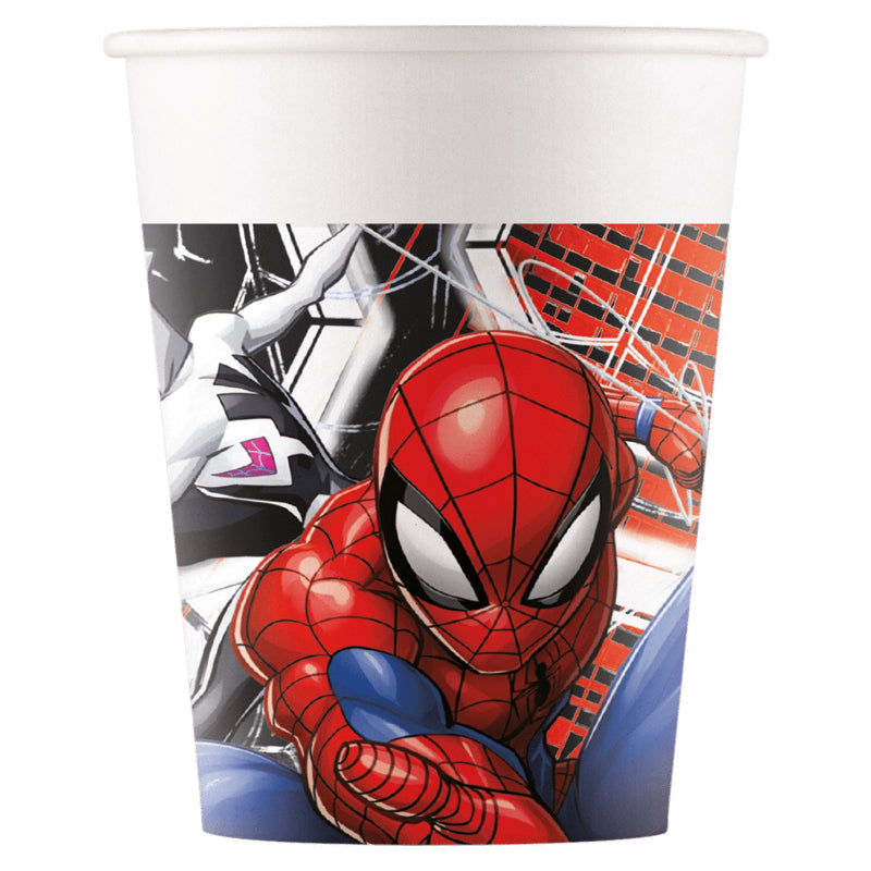 Spiderman world of web papkop, 8 stk.