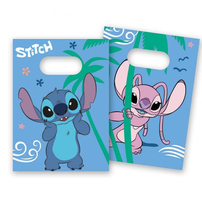 Stitch og Angel, papir slikpose, 4 stk.