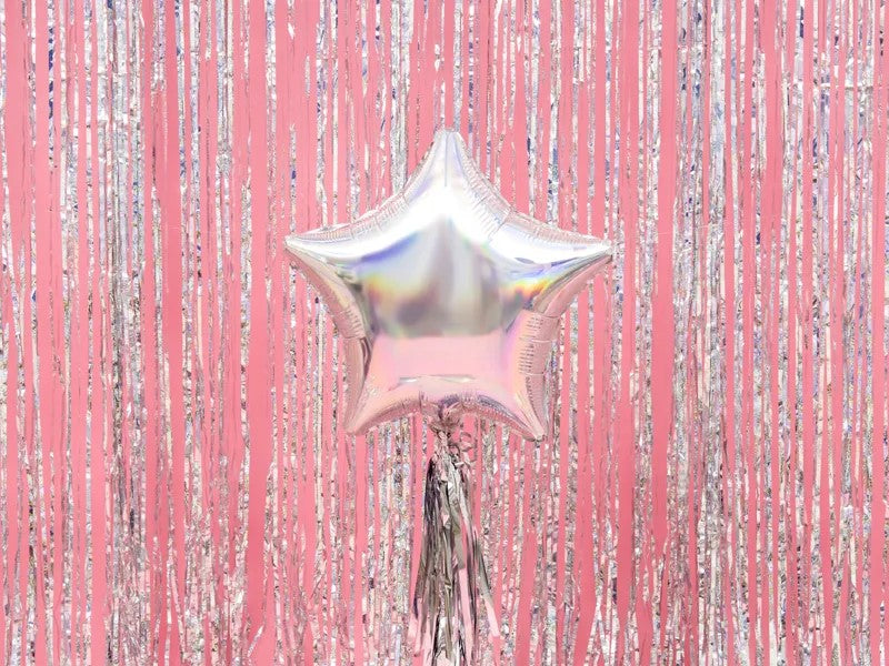 Ballon 18" iriserende stjerne folie