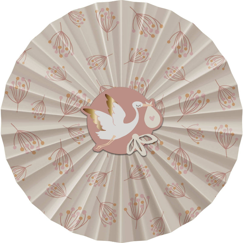 "Baby girl" rosetter, 3 stk.