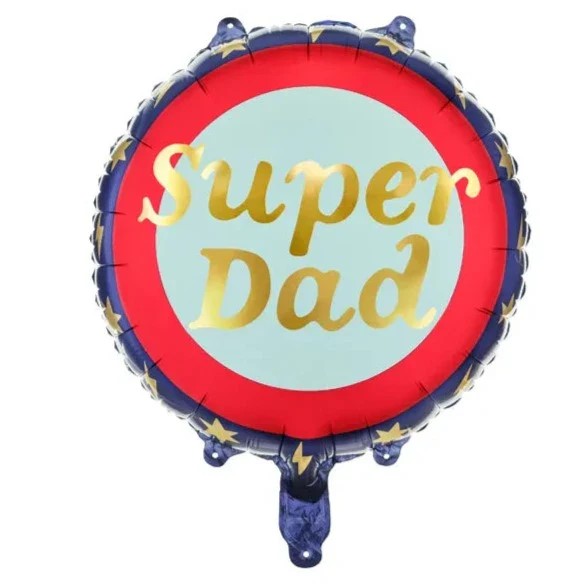Super dad, 18" - Send med helium