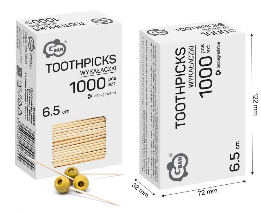 Tandstikker 1000 stk.