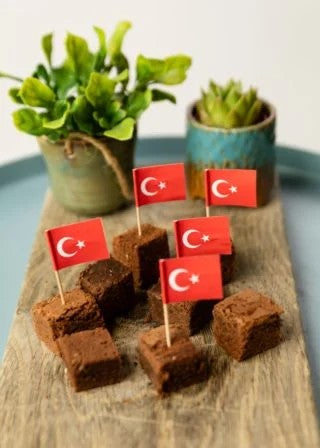 Tyrkiske buffet flag 50 stk.