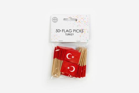 Tyrkiske buffet flag 50 stk.