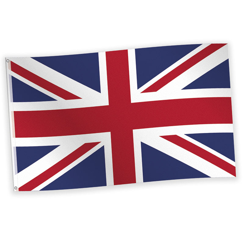Engelsk Stof flag 1,5 m x 90 cm
