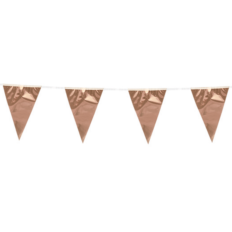 Rose gold folie vimpel, 10 m.