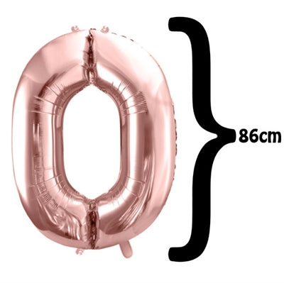 Rose gold folieballon 0
