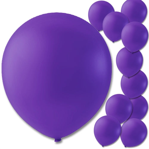 10 stk. lilla balloner