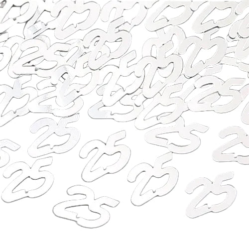 25 års sølv Konfetti