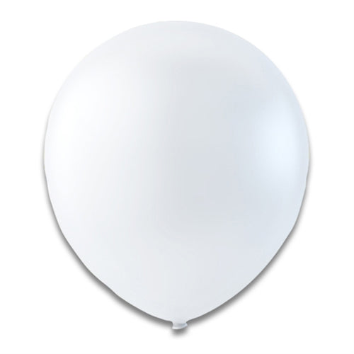 Ballon 9", Hvid svarende til ca. 23 cm i dia.