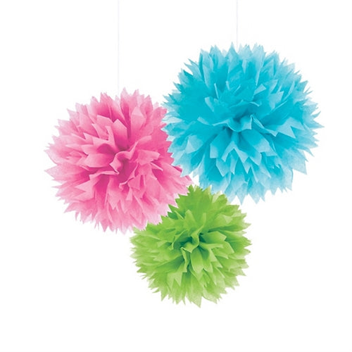 Fluffy papir dekoration