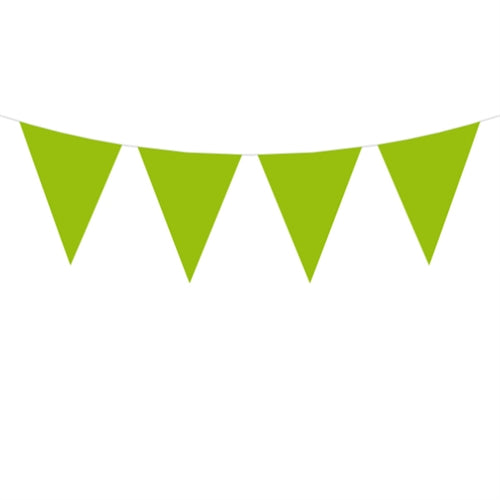 Vimpel i limegrøn