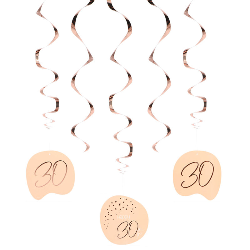 30 års Spiraler i rose gold