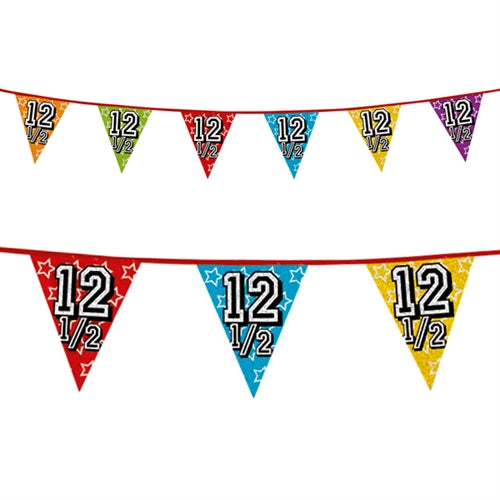 12 1/2 års flagbanner
