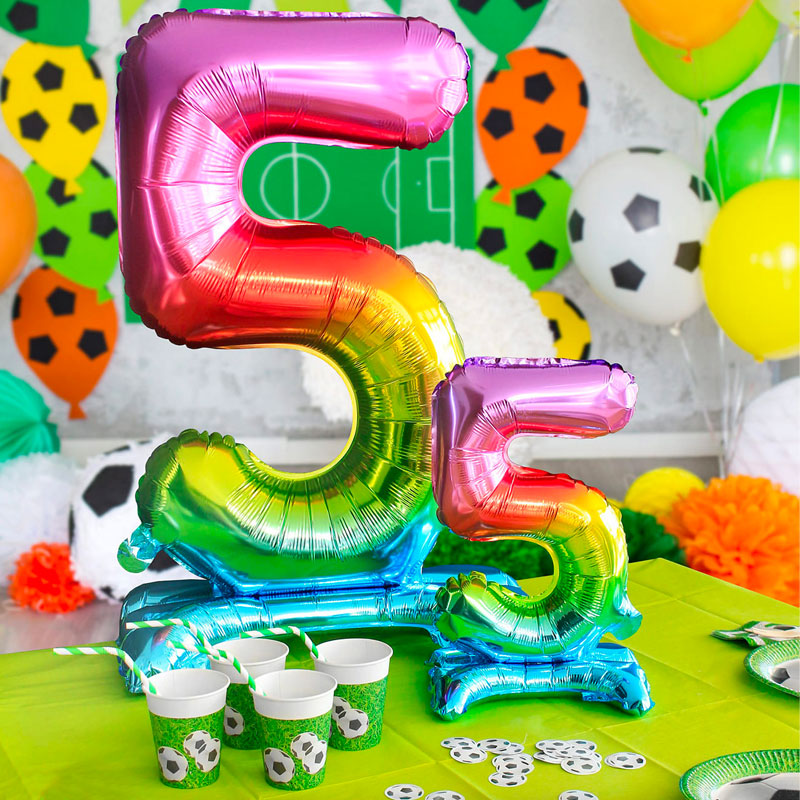 Sølv Folie ballon inspiration stående 38 cm